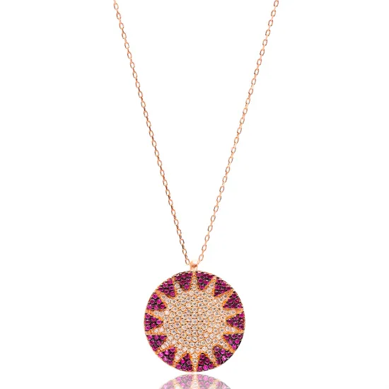 Sun Design Turkish Wholesale Handmade  925  Sterling Silver  Pendant