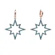 Turkish Star Dangle Earrings in 925 Sterling Silver Turkish Star Dangle Earrings in 925 Sterling Silver