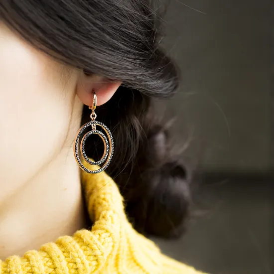 Turkish Wholesale Handcrafted Silver Round Dangle Earring Turkish Wholesale Handcrafted Silver Round Dangle Earring
