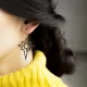 Turkish Sterling Silver Star Dangle Earrings Turkish Sterling Silver Star Dangle Earrings