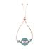 Turkish Infinity Adjustable Tennis 925 Silver Bracelet