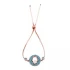 Turkish Hamsa Adjustable Tennis 925 Silver Bracelet