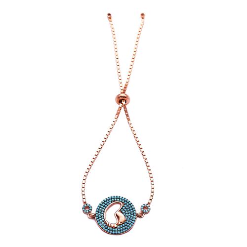 Turkish Footprint Adjustable Tennis 925 Silver Bracelet