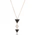 Turkish Triangle Black CZ 925 Sterling Silver Pendant