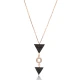 Turkish Triangle Black CZ 925 Sterling Silver Pendant Turkish Triangle Black CZ 925 Sterling Silver Pendant