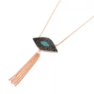 Triangle Evil Eye Turkish Wholesale Sterling Silver Pendant