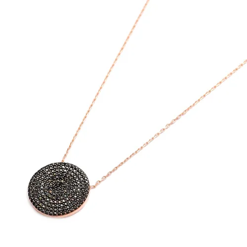 Made in Turkey Round Sterling Silver Pendant