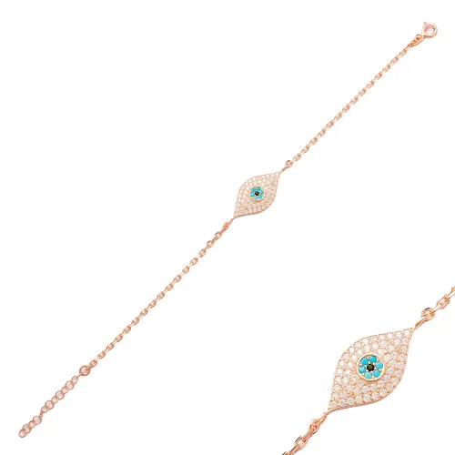 Evil Eye Bracelet in 925 Sterling Silver