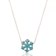 Turkish Nano Turquoise Snowflake Pendant in 925 Silver Turkish Nano Turquoise Snowflake Pendant in 925 Silver