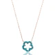 Turkish Nano Turquoise Clover Sterling Silver Pendant Turkish Nano Turquoise Clover Sterling Silver Pendant