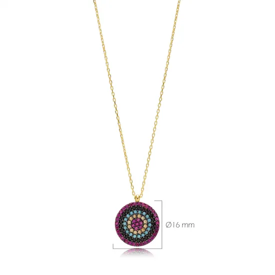 Handmade Evil Eye 925 Sterling Silver Pendant