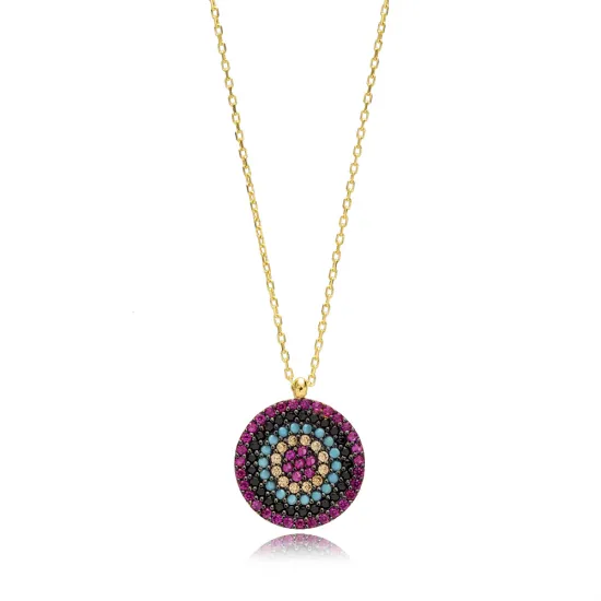 Handmade Evil Eye 925 Sterling Silver Pendant