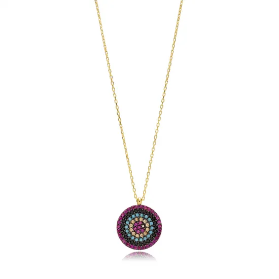 Handmade Evil Eye 925 Sterling Silver Pendant