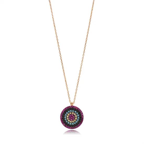 Handmade Evil Eye 925 Sterling Silver Pendant