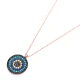 Turkish 925 Sterling Silver Evil Eye Pendant | 925 Sterling Silver Wholesale | Sade Silver Turkish 925 Sterling Silver Evil Eye Pendant - Sade 925 Silver Jewelry