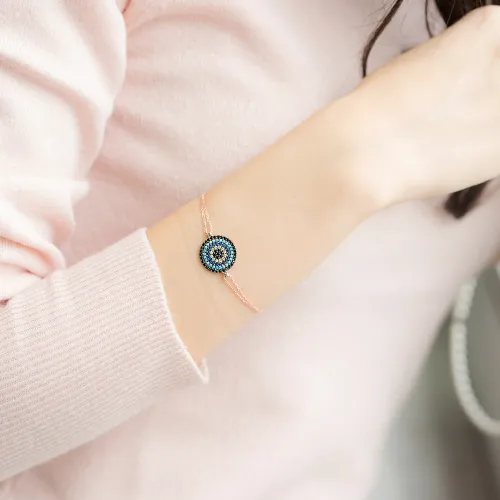 Made in Turkey Evil Eye Bracelet in 925 Sterling Silver