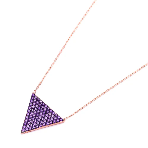 Made in Turkey 925 Sterling Silver Triangle Pendant