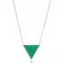 Turkish Handcrafted Triangle Sterling Silver Pendant