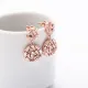 Turkish Dangle Baguette CZ 925 Silver Earrings