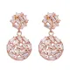Turkish Dangle Baguette CZ 925 Silver Earrings