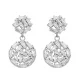 Turkish Dangle Baguette CZ 925 Silver Earrings