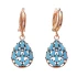 Turkish 925 Silver Dangle Clip On Earrings