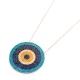 Turkish Evil Eye Round 925 Sterling Silver Pendant Turkish Evil Eye Round 925 Sterling Silver Pendant