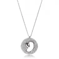 Turkish Baby And Mother Foot 925 Silver Pendant