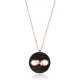 Turkish Black CZ Infinity 925 Sterling Silver Pendant