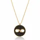 Turkish Black CZ Infinity 925 Sterling Silver Pendant
