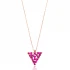 Baguette Sterling Silver Pendant Made in Turkey