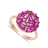 Turkish Baguette 925 Sterling Silver Ring