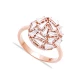 Baguette 925 Sterling Silver Ring Made in Turkey