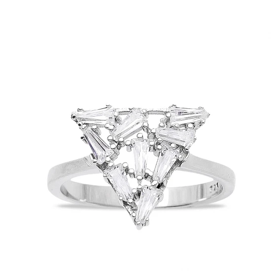 Made in Turkey 925 Sterling Silver Baguette Ring