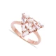 Turkish Baguette Ring in Sterling Silver