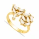 Turkish Handcrafted Baguette Sterling Silver Ring