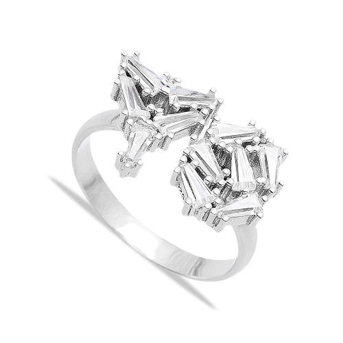 Made in Turkey Baguette Ring in 925 Sterling Silver