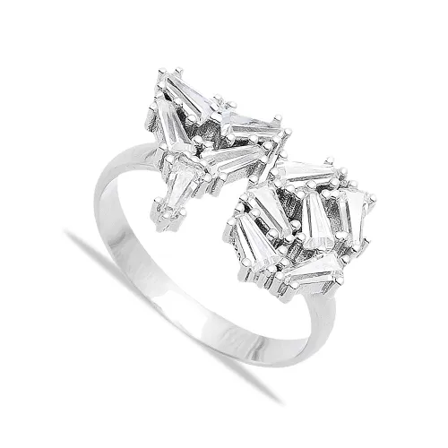 Made in Turkey Baguette Ring in 925 Sterling Silver