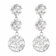 Turkish Dangle Push Back Baguette Earrings in Silver Turkish Dangle Push Back Baguette Earrings in Silver