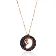 Turkish 925 Silver Baby And Mother Foot Pendant