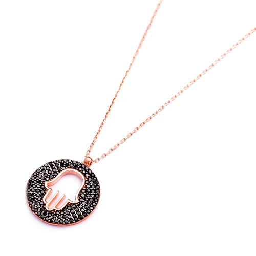 Turkish Handmade Hamsa 925 Sterling Silver Pendant