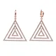 Triangle Wholesale Handmade 925 Sterling Silver Earring Triangle Wholesale Handmade 925 Sterling Silver Earring