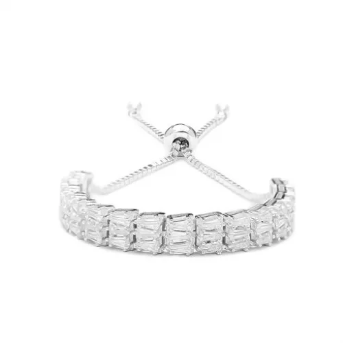 Turkish Baguette Tennis Bracelet in 925 Sterling Silver