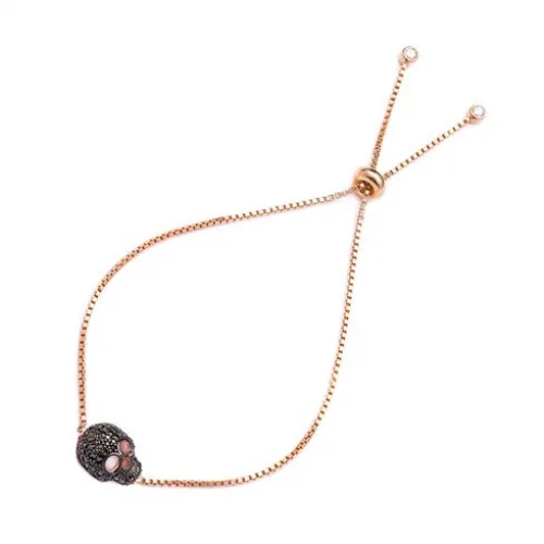 Turkish Skull Tennis 925 Sterling Silver Bracelet