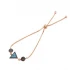 Turkish Triangle And Round Adjustable Silver Bracelet