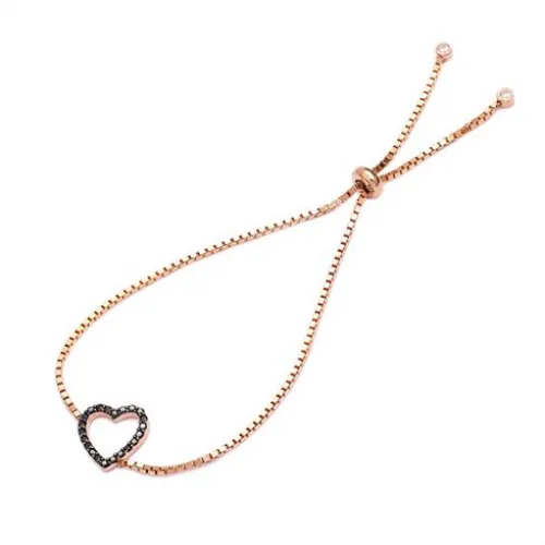 Turkish Heart Tennis 925 Sterling Silver Bracelet