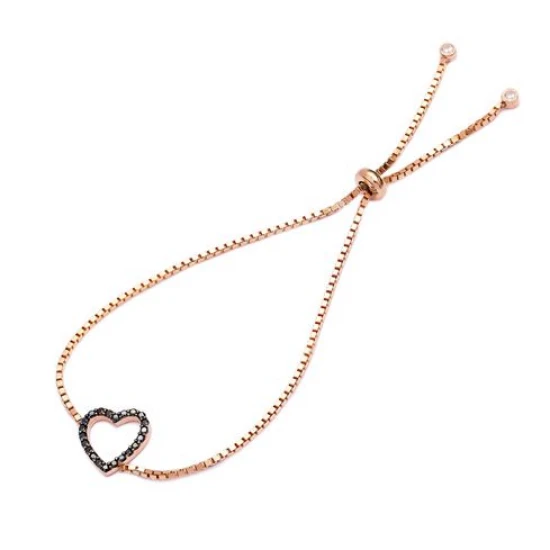 Turkish Heart Tennis 925 Sterling Silver Bracelet