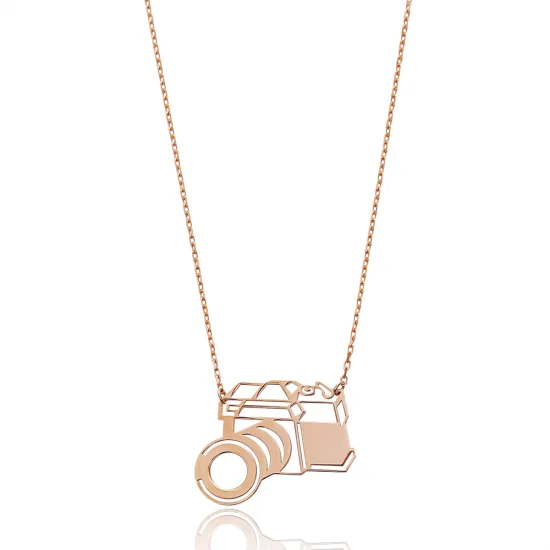 Made in Turkey Camera 925 Sterling Silver Pendant