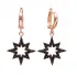 Dangle Compass Turkish Wholesale Sterling Silver Earrings
