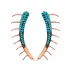 Turkish Turquoise Spike 925 Sterling Silver Ear Cuff